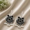 Floral Half Moon Bugadi with elegant floral detailing and traditional Indian jewelry design