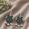 Floral Half Moon Bugadi with elegant floral detailing and traditional Indian jewelry design