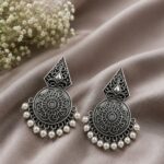 Elegant Silver Earring for Stunning Timeless Traditional and Modern Styling - ''BabyPink''