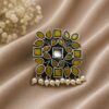 Geometric Stylish Ring with modern artistic detailing and premium polished finish