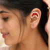 Half Moon Bugadi traditional brass jewelry with elegant premium polish for women