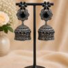 Antique Floral Jhumka traditional ethnic earrings with elegant floral detailing
