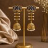 Lotus Jhumka Earring elegant traditional floral jewelry for women