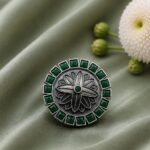 Designer Elegant Ring –Premium Style for Graceful Everyday Looks - "Green"