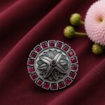 Designer Elegant Ring –Premium Style for Graceful Everyday Looks - "Red"