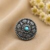 Silver Traditional Ring – Exquisite Ethnic Design for Graceful Styling 19 Silver Traditional Ring elegant ethnic brass jewelry for women