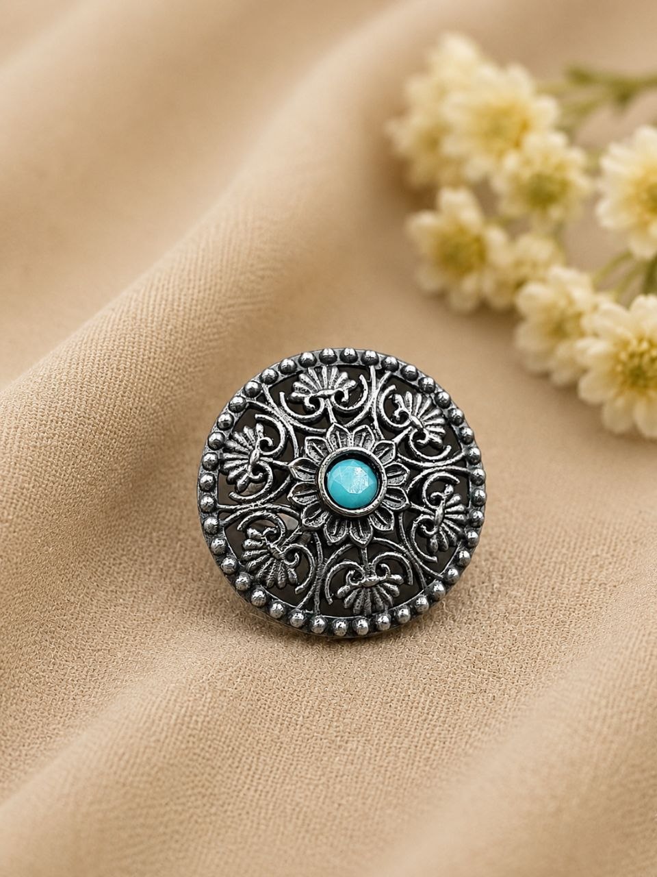 Silver Traditional Ring – Exquisite Ethnic Design for Graceful Styling 10 Silver Traditional Ring elegant ethnic brass jewelry for women