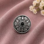 Silver Traditional Ring – Exquisite Ethnic Design for Graceful Styling - "Black"