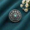 Silver Traditional Ring – Exquisite Ethnic Design for Graceful Styling 15 Silver Traditional Ring elegant ethnic brass jewelry for women