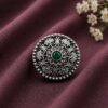Silver Traditional Ring – Exquisite Ethnic Design for Graceful Styling 14 Silver Traditional Ring elegant ethnic brass jewelry for women