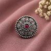 Silver Traditional Ring – Exquisite Ethnic Design for Graceful Styling 13 Silver Traditional Ring elegant ethnic brass jewelry for women