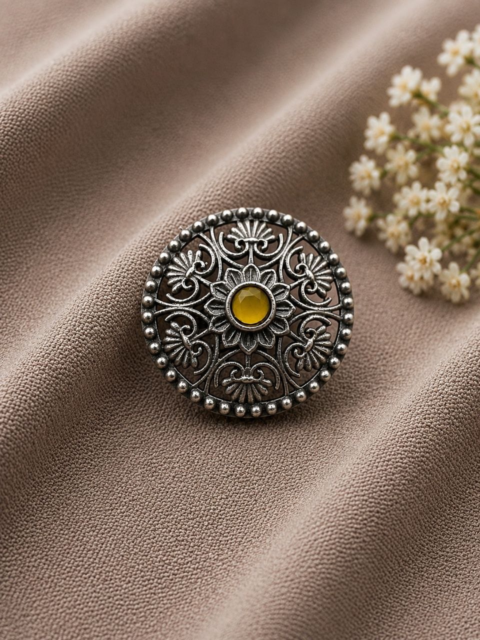 Silver Traditional Ring – Exquisite Ethnic Design for Graceful Styling 2 Silver Traditional Ring elegant ethnic brass jewelry for women