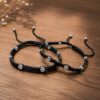 Adjustable Flower Thread Anklet elegant floral brass jewelry for women