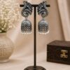 Beautiful Peacock Jhumka Earring with elegant traditional peacock inspired brass jewelry