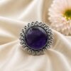 Adjustable Silver Ring – Elegant Premium Jewelry for Monalisa Stone Work 19 Adjustable Silver Ring elegant premium brass jewelry adjustable design