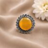 Adjustable Silver Ring – Elegant Premium Jewelry for Monalisa Stone Work 15 Adjustable Silver Ring elegant premium brass jewelry adjustable design