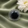 Adjustable Silver Ring – Elegant Premium Jewelry for Monalisa Stone Work 14 Adjustable Silver Ring elegant premium brass jewelry adjustable design