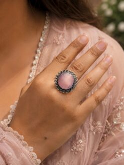 Adjustable Silver Ring elegant premium brass jewelry adjustable design