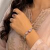 Unique Drop Bangle with elegant drop design and premium brass finish for women