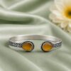 Unique Drop Bangle with elegant drop design and premium brass finish for women