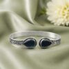 Unique Drop Bangle with elegant drop design and premium brass finish for women