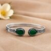 Unique Drop Bangle with elegant drop design and premium brass finish for women