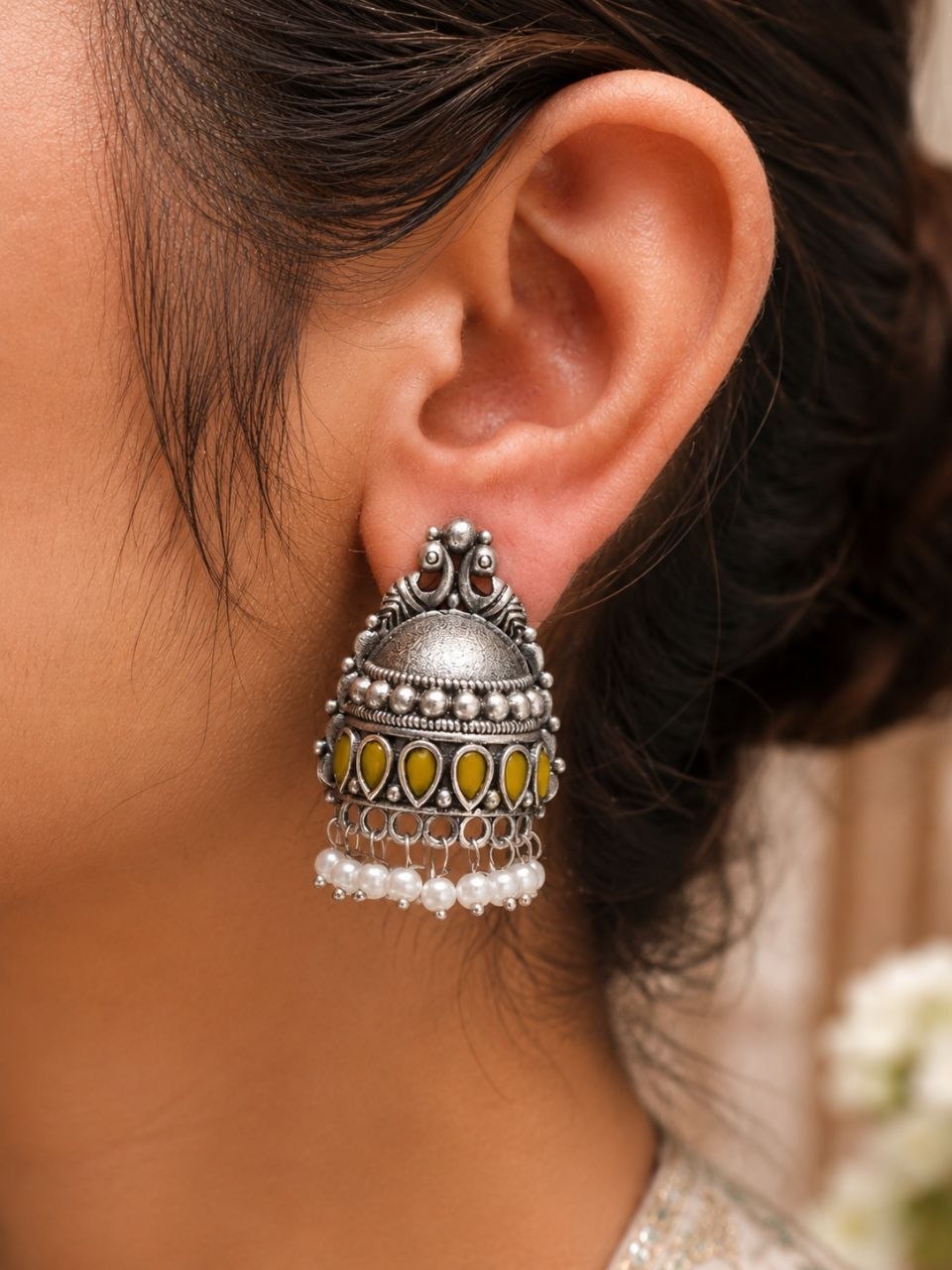 Stunning Peacock Stud Earring for Elegant and Graceful Everyday Style 1 Peacock Stud Earring elegant brass traditional jewelry premium polished design