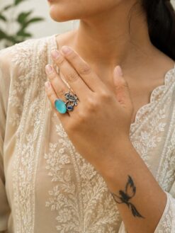 Adjustable Elephant Ring elegant elephant design brass jewelry premium polish