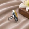 Adjustable Elephant Ring elegant elephant design brass jewelry premium polish