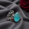 Adjustable Elephant Ring elegant elephant design brass jewelry premium polish