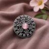 Designer Flower Ring elegant floral brass jewelry with premium polished finish