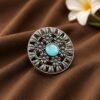 Designer Flower Ring elegant floral brass jewelry with premium polished finish