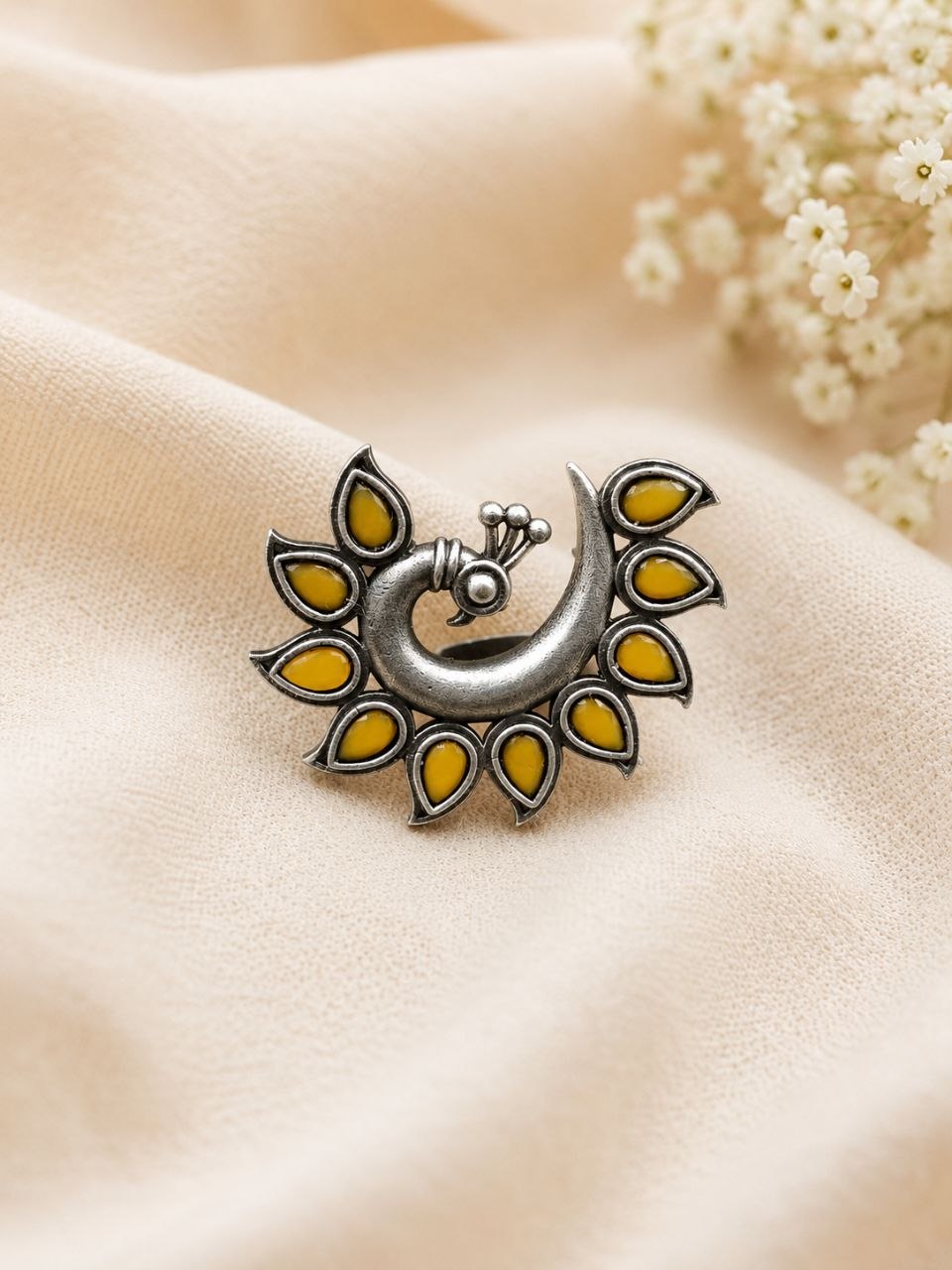 Vintage Peacock Ring – Elegant Jewelry for Stylish Traditional Looks 2 Vintage Peacock Ring elegant traditional peacock design brass jewelry