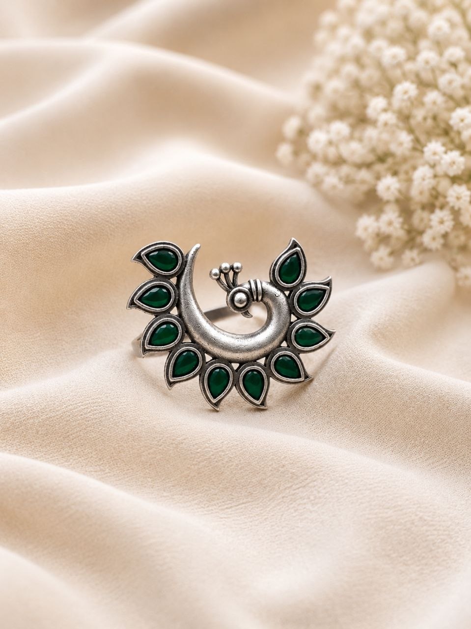Vintage Peacock Ring – Elegant Jewelry for Stylish Traditional Looks 5 Vintage Peacock Ring elegant traditional peacock design brass jewelry