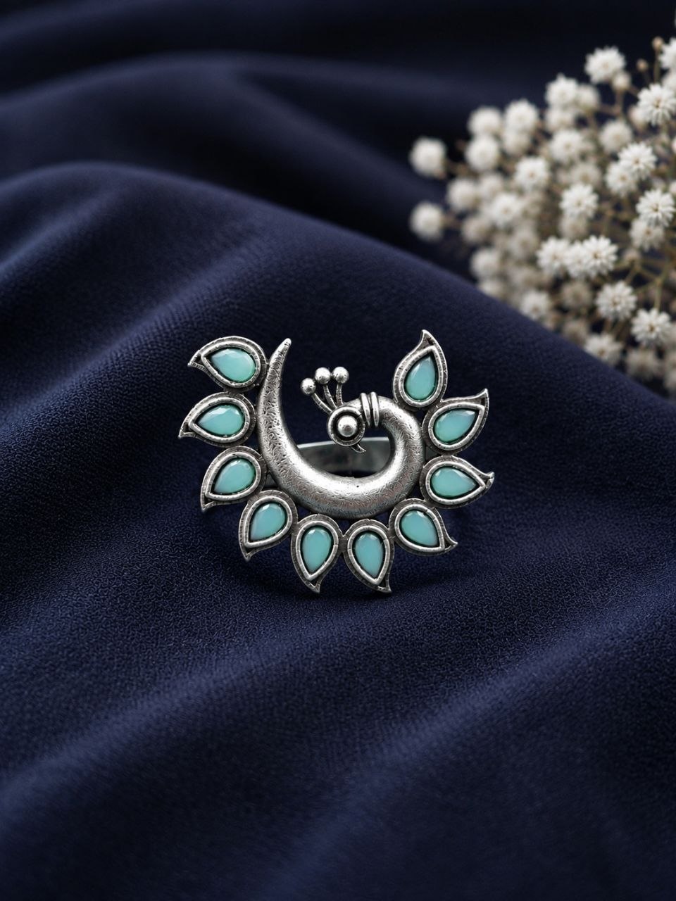 Vintage Peacock Ring – Elegant Jewelry for Stylish Traditional Looks 7 Vintage Peacock Ring elegant traditional peacock design brass jewelry