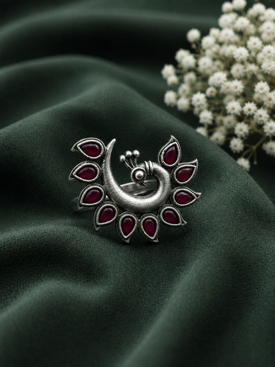 Vintage Peacock Ring – Elegant Jewelry for Stylish Traditional Looks 9 Vintage Peacock Ring elegant traditional peacock design brass jewelry