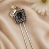 Two Tone Elephant Juda Pin – Traditional Hair Accessory for Elegant Looks 19 Two Tone Elephant Juda Pin with Elegant Traditional Elephant Design