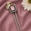 Two Tone Elephant Juda Pin – Traditional Hair Accessory for Elegant Looks 18 Two Tone Elephant Juda Pin with Elegant Traditional Elephant Design
