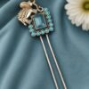 Two Tone Elephant Juda Pin – Traditional Hair Accessory for Elegant Looks 16 Two Tone Elephant Juda Pin with Elegant Traditional Elephant Design