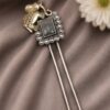 Two Tone Elephant Juda Pin – Traditional Hair Accessory for Elegant Looks 15 Two Tone Elephant Juda Pin with Elegant Traditional Elephant Design