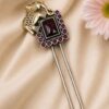 Two Tone Elephant Juda Pin – Traditional Hair Accessory for Elegant Looks 13 Two Tone Elephant Juda Pin with Elegant Traditional Elephant Design