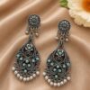 Dangler Flower Earring – Stunning Floral Design for Elegant Everyday and Festive Looks 17 Dangler Flower Earring with Elegant Floral Design and Premium Polish