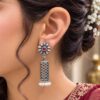 Beautiful Geometric Earring with Modern Artistic Design and Premium Polish
