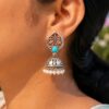 Antique Jhumki Earring with Traditional Indian Design and Premium Polish