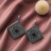 Designer Square Bugadi elegant traditional square ear jewelry