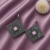Designer Square Bugadi elegant traditional square ear jewelry