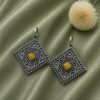 Designer Square Bugadi elegant traditional square ear jewelry