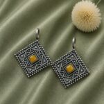 Designer Square Bugadi – Elegant Traditional Jewelry for Every Occasion - "Yellow"