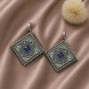Designer Square Bugadi elegant traditional square ear jewelry