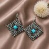 Designer Square Bugadi elegant traditional square ear jewelry